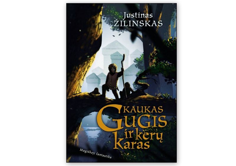 Kaukas Gugis ir kerų karas: magiškoji fantastika / Justinas Žilinskas; iliustravo Gediminas Skyrius. – Vilnius: Aukso žuvys, 2017. – 316 p.: iliustr. – ISBN 978-609-8120-30-1
