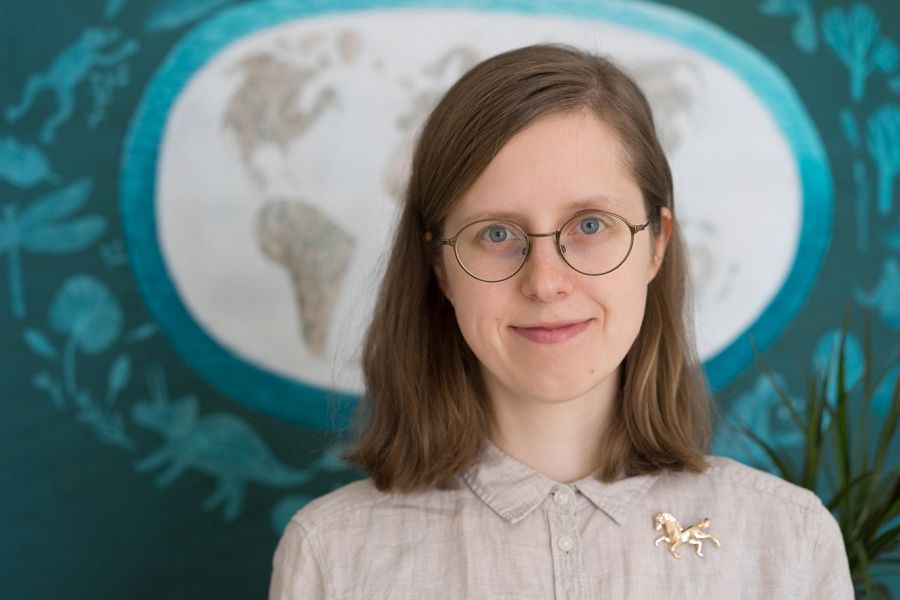 Paveikslėlių knygos „Kas yra upė?“ autorė Monika Vaicenavičienė. Nuotr. asmeninio archyvo