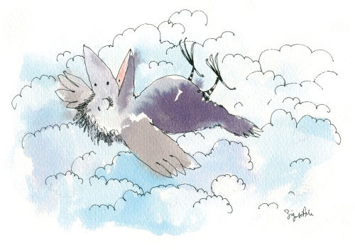 Varna Albertina. Iliustracija iš knygos 'Aukštyn kojom'. © Leidykla 'Nieko rimto', Sigutė Ach