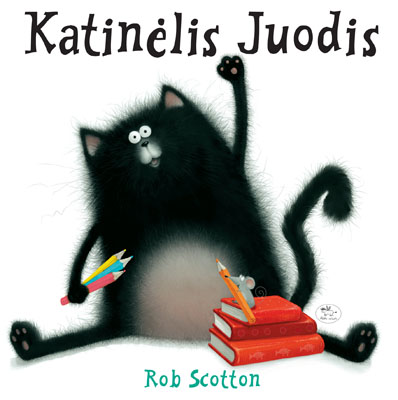 Rob Scotton. KATINĖLIS JUODIS / iš anglų k. vertė Viktorija Labuckienė; iliustracijos autoriaus. – Vilnius: Nieko rimto, 2012. –  32 p. – ISBN 978-609-441-074-1