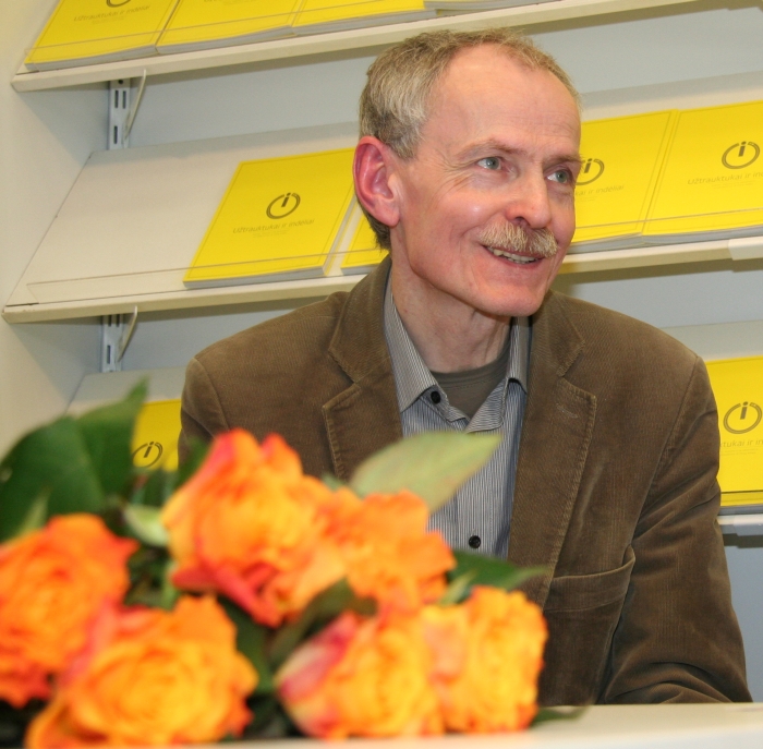 Vaikų Metų knygos autorius K. Kasparavičius. Nuotr. Sevilės Charsikos