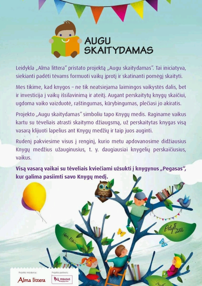Augu skaitydamas