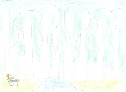 Lukrecijos Ašembergaitės piešinys (Ukmergės Dukstynos pagrindinė mokykla)