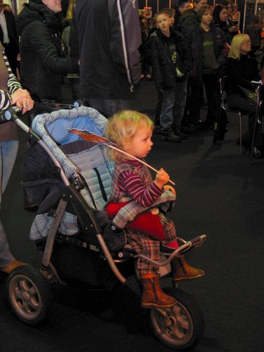 Jaunasis renginio dalyvis. Nuotr. Astos Plechavičiūtės