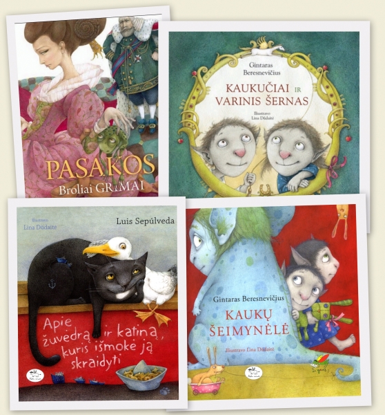 Linos Dūdaitės iliustruotos knygos