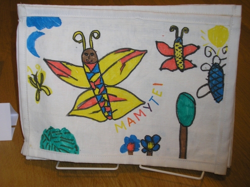 Vaikų sukurta knyga. Nuotr. Reginos Lakačauskaitės